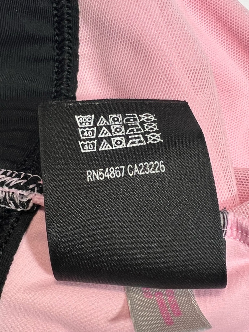 Victorias Secret Pink Ultimate Strappy Sports Bra Pink Black size L Activewear - Picture 7 of 8